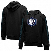 Charlotte Hornets New Era 2019-20 City Edition Pullover Hoodie Black,baseball caps,new era cap wholesale,wholesale hats